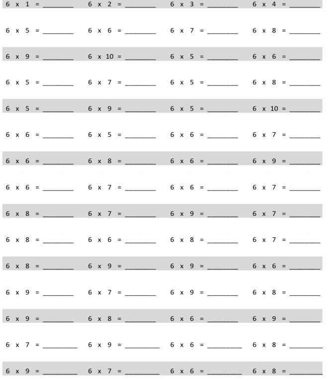 Engage NY Math 3rd Grade Module 6 Lesson 7 Pattern Sheet Answer Key 1