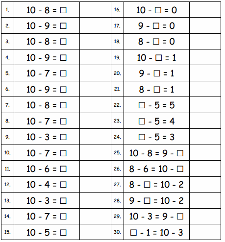 Eureka Math Grade 1 Module 2 Lesson 14 Sprint Answer Key 2