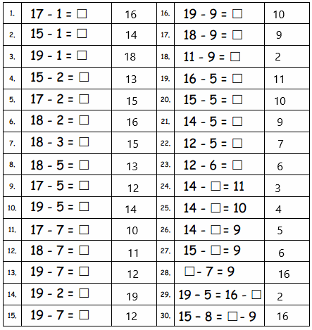 Eureka-Math-Grade-1-Module-3-Lesson-5-Sprint-Answer-Key-1