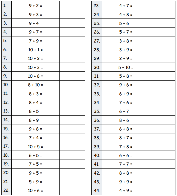 Eureka Math Grade 2 Module 3 Lesson 18 Sprint Answer Key 1