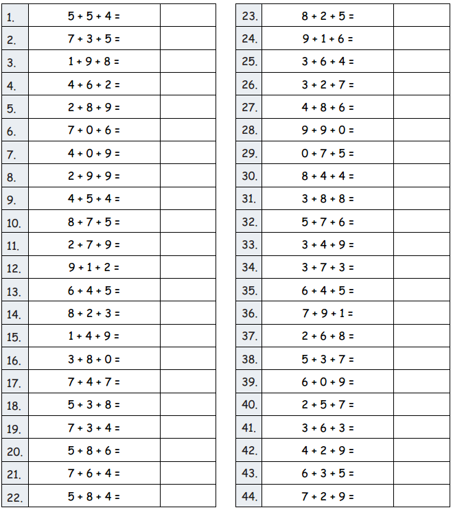 Eureka Math Grade 2 Module 3 Lesson 4 Sprint Answer Key 2