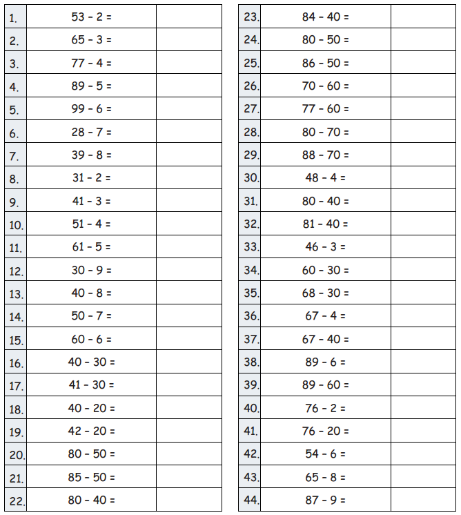 Eureka Math Grade 2 Module 4 Lesson 15 Sprint Answer Key 1