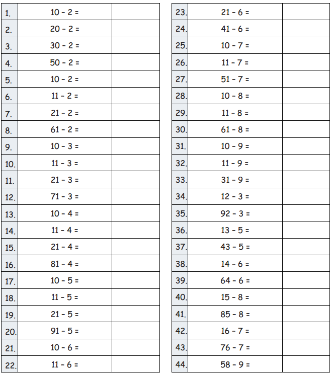 Eureka Math Grade 2 Module 4 Lesson 23 Sprint Answer Key 2