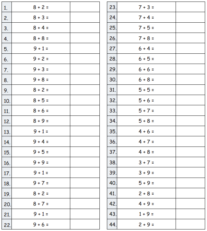 Eureka Math Grade 2 Module 4 Lesson 9 Sprint Answer Key 2
