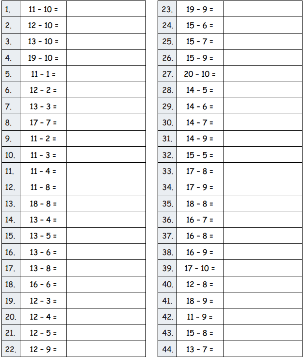 Eureka Math Grade 2 Module 6 Lesson 14 Sprint Answer Key 1