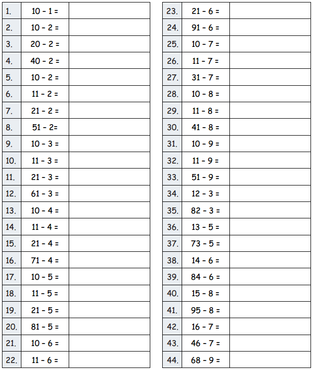 Eureka Math Grade 2 Module 6 Lesson 15 Sprint Answer Key 1