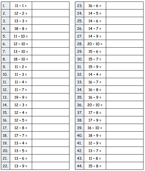 Eureka Math Grade 2 Module 6 Lesson 3 Sprint Answer Key 2