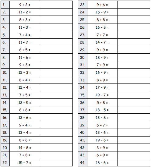 Eureka Math Grade 2 Module 8 Lesson 6 Sprint Answer Key 2