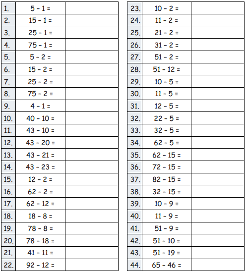 Eureka Math Grade 2 Module 8 Lesson 9 Sprint Answer Key 1