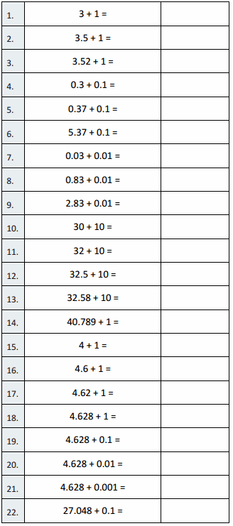 Eureka Math Grade 5 Module 1 Lesson 12 Sprint Answer Key 1