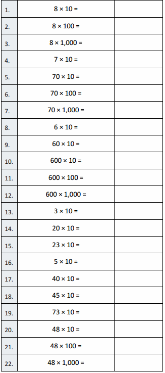 Eureka Math Grade 5 Module 2 Lesson 2 Sprint Answer Key 3
