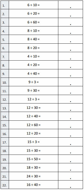 Eureka Math Grade 5 Module 2 Lesson 28 Sprint Answer Key 1