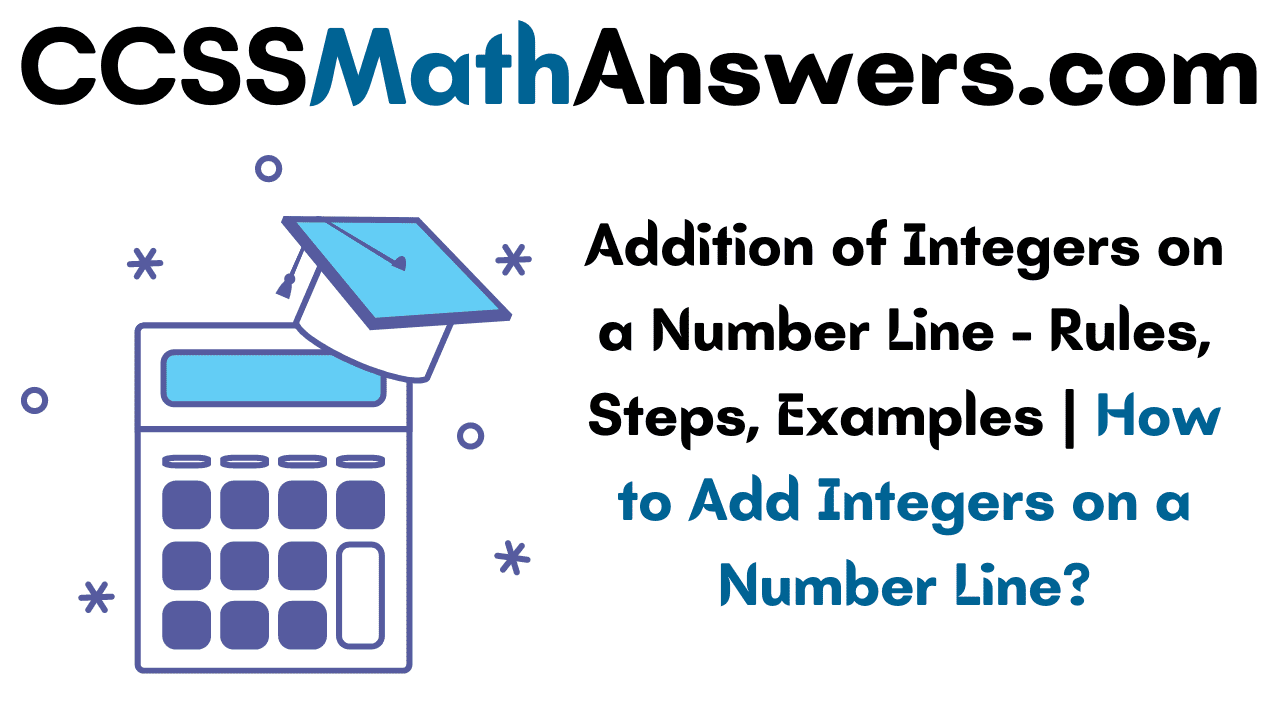 Addition of Integers on a Number Line
