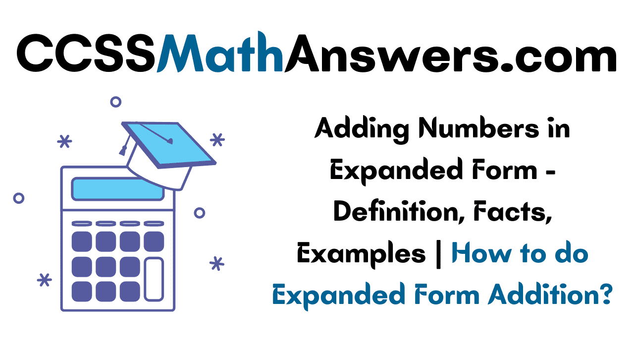 Adding Numbers in Expanded Form
