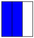 Representation of Fraction 2÷3