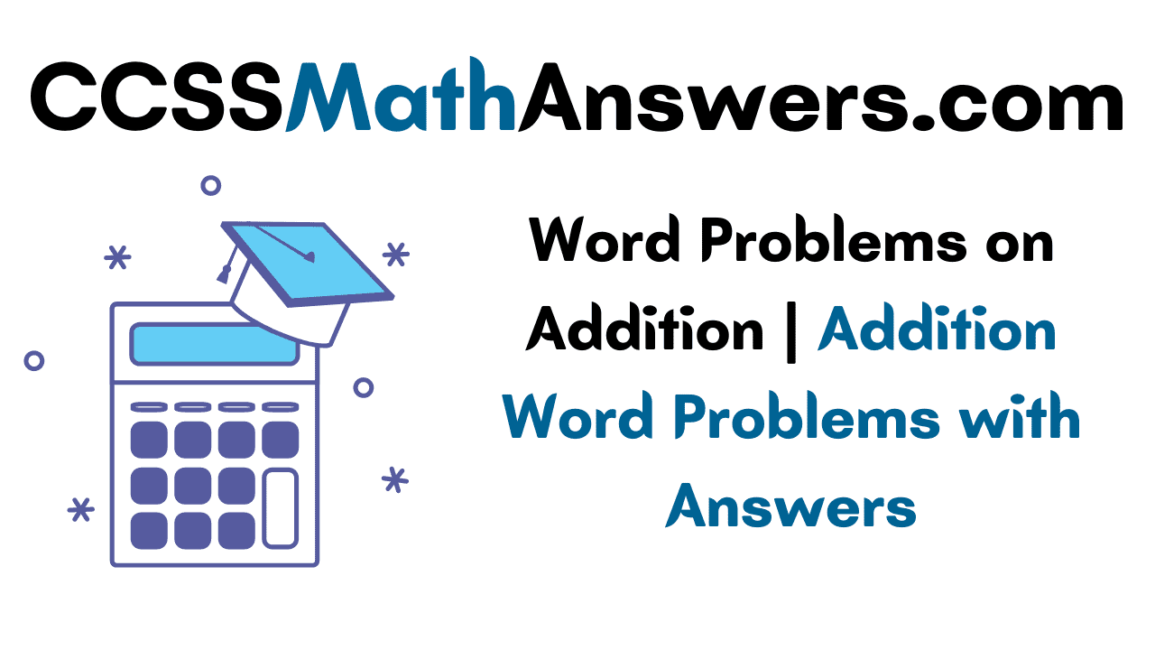 Word Problems on Addition