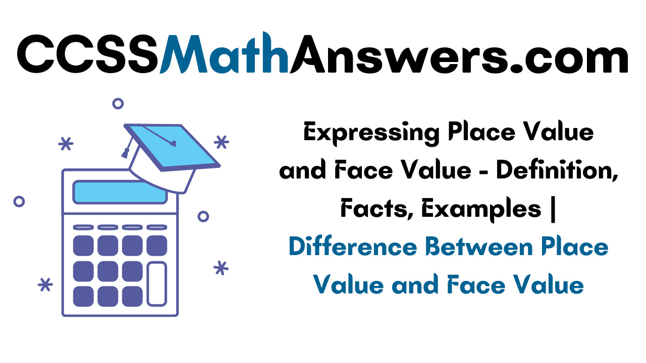 Expressing Place Value and Face Value
