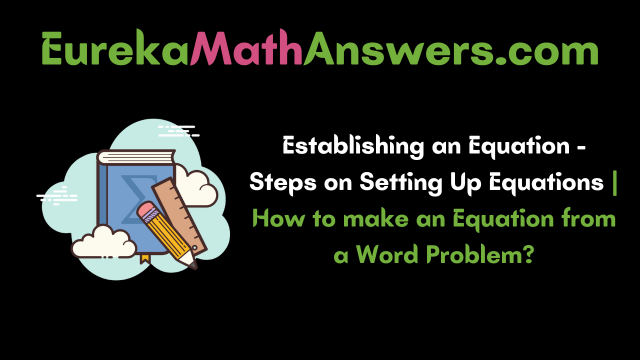 Establishing an Equation