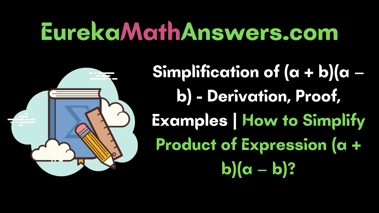 Simplification of (a + b)(a – b)