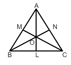 Altitude of an Equilateral Triangle is also a Median 3