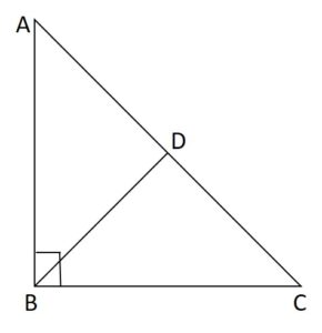 Right-angled Triangle with Median