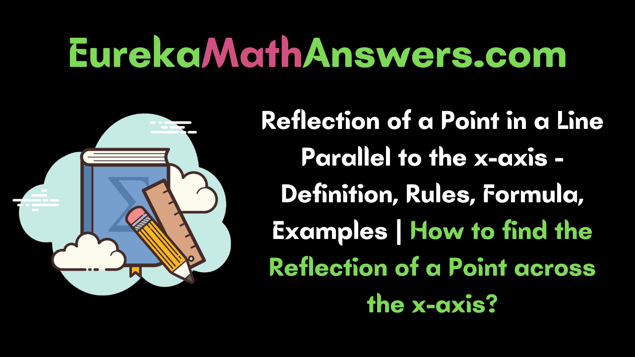 Reflection of a Point in a Line Parallel to the xaxis Definition
